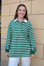 Classic Striped Rugby Polo