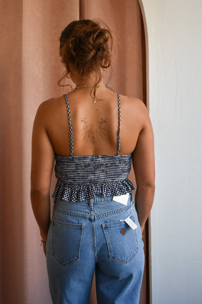Prior Engagement Gingham Tank- 2 Colors!