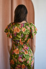 Garden Party Flutter Maxi Dress