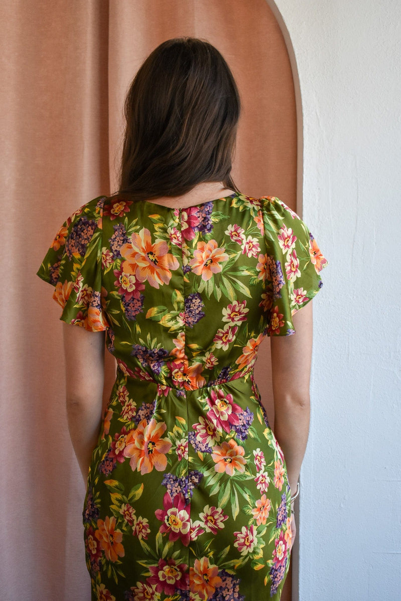 Garden Party Flutter Maxi Dress