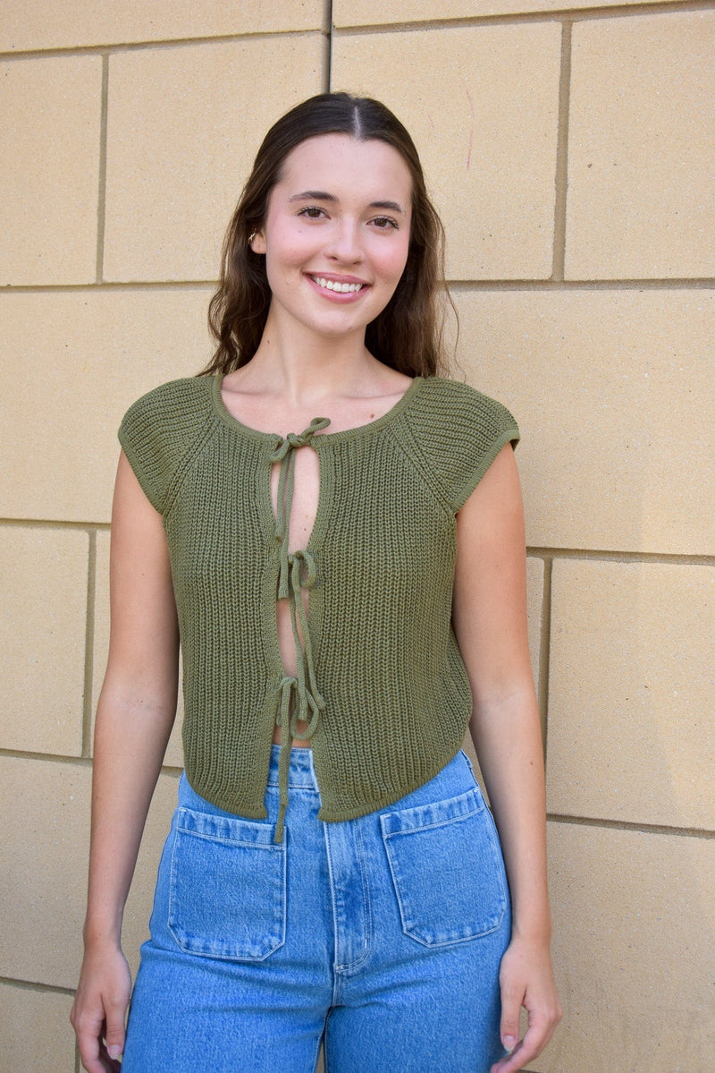 Oliver Front Tie Top