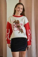 Country Club Graphic Sweater