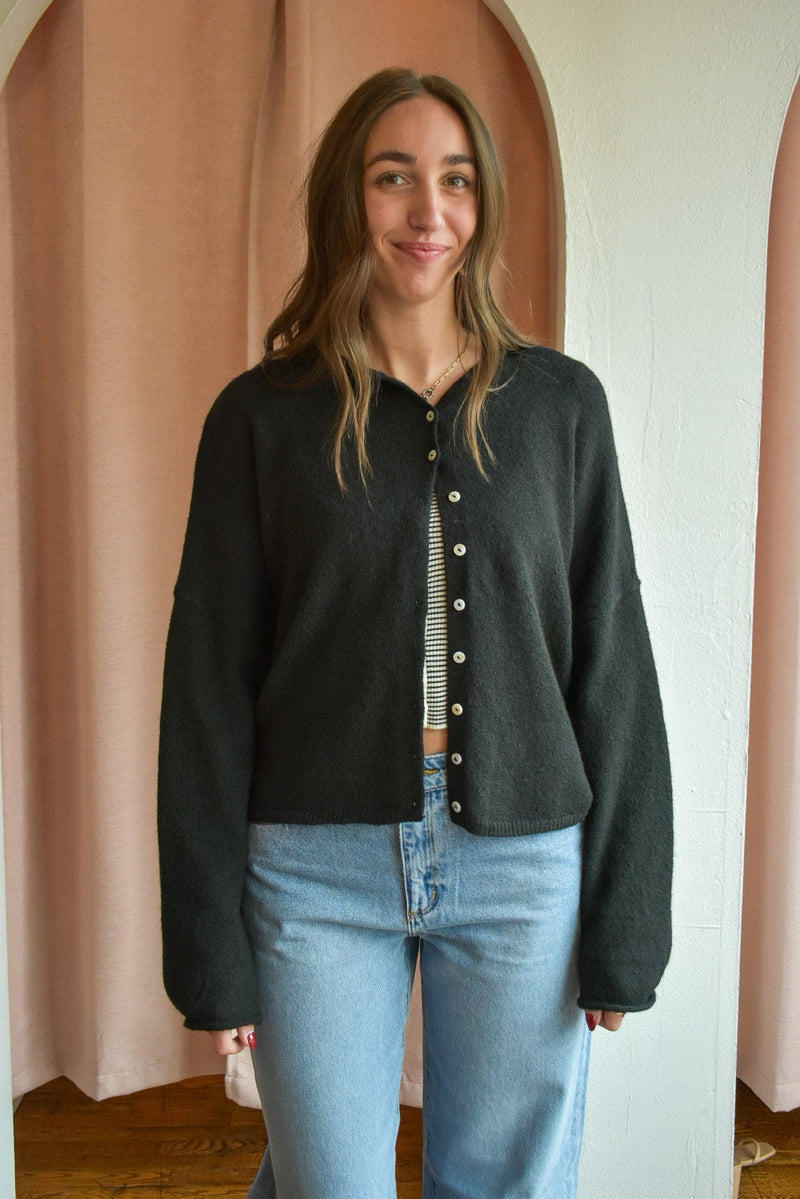 Piper Cardigan- Black