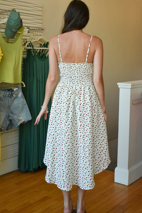 Dance Around Floral Midi Dress