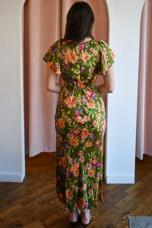 Garden Party Flutter Maxi Dress