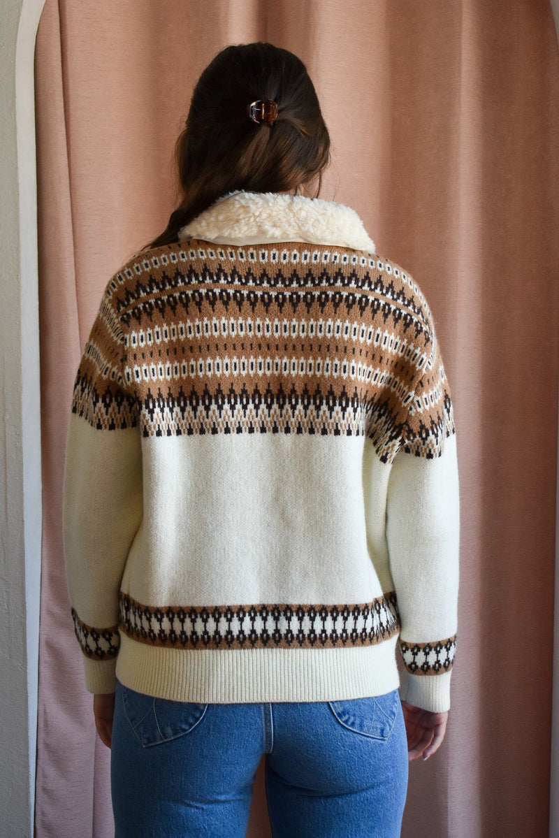 Western Horse Zip Cardigan