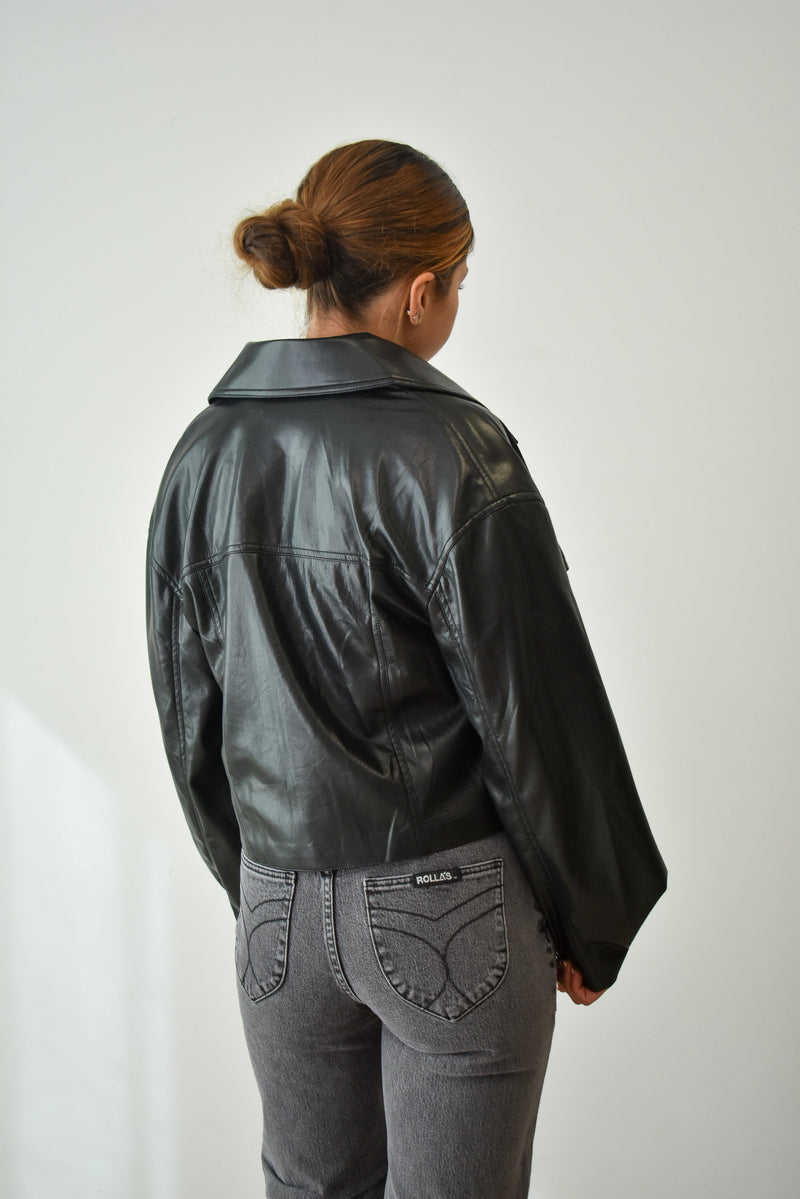 Vegan Leather Jacket