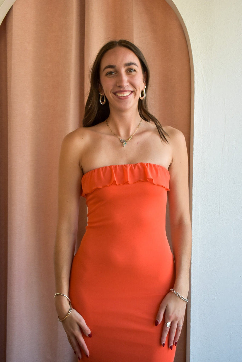 Sunkissed Nose Strapless Dress