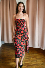 Hearts on Fire Midi Dress