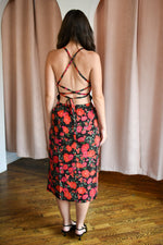 Hearts on Fire Midi Dress