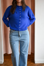 Piper Cardigan- Blue