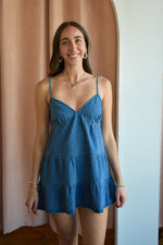 Look Like You Love Me Denim Mini Dress