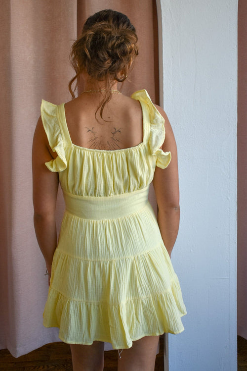 Lemons and Love Mini Dress