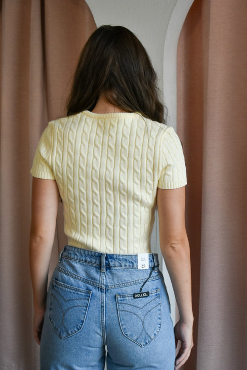 Know Better Cable Knit Top