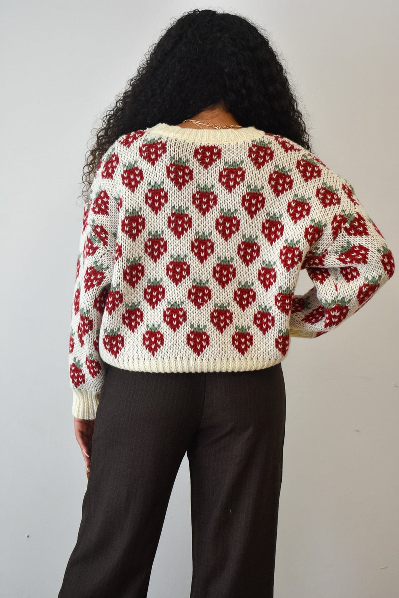 RESTOCK Berries & Cream Sweater