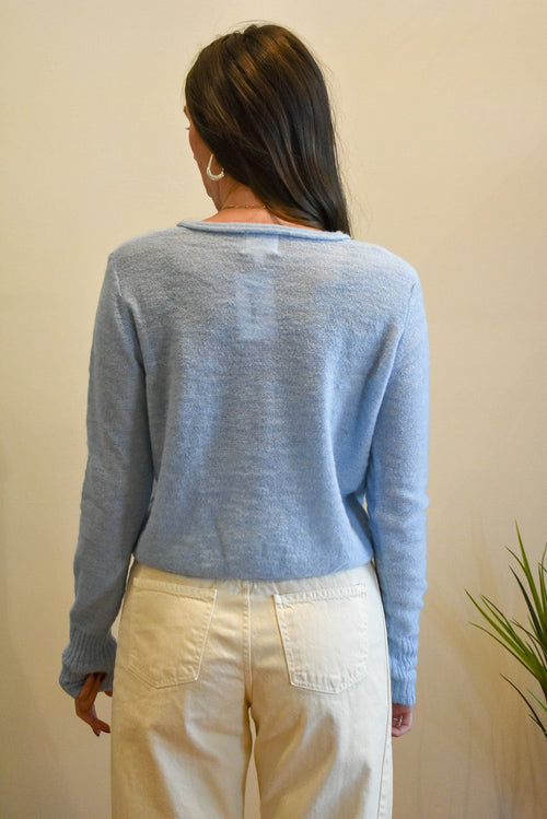 Zoe Cardigan- Light Blue