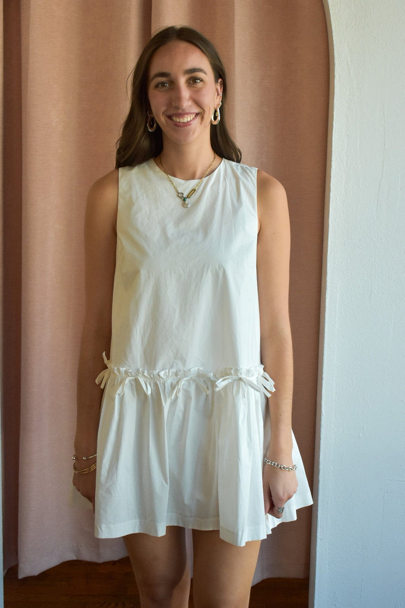 Sail With Me Ribbon Mini Dress
