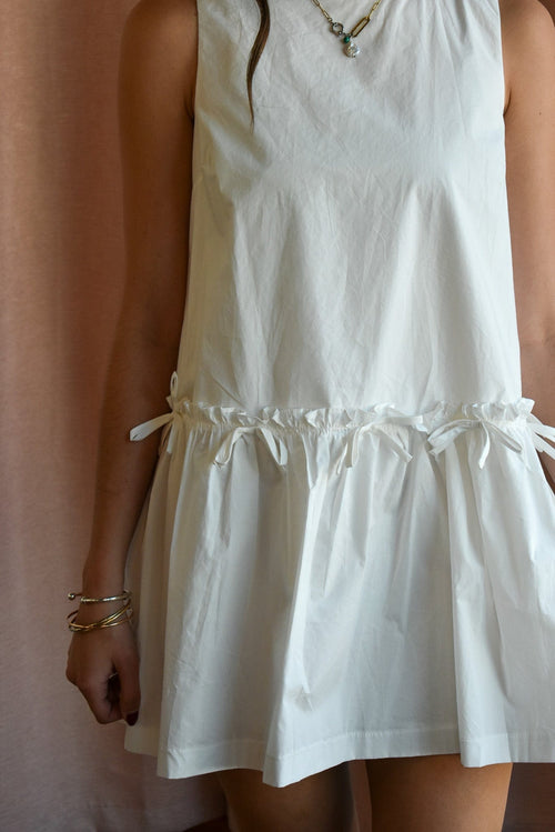 Sail With Me Ribbon Mini Dress