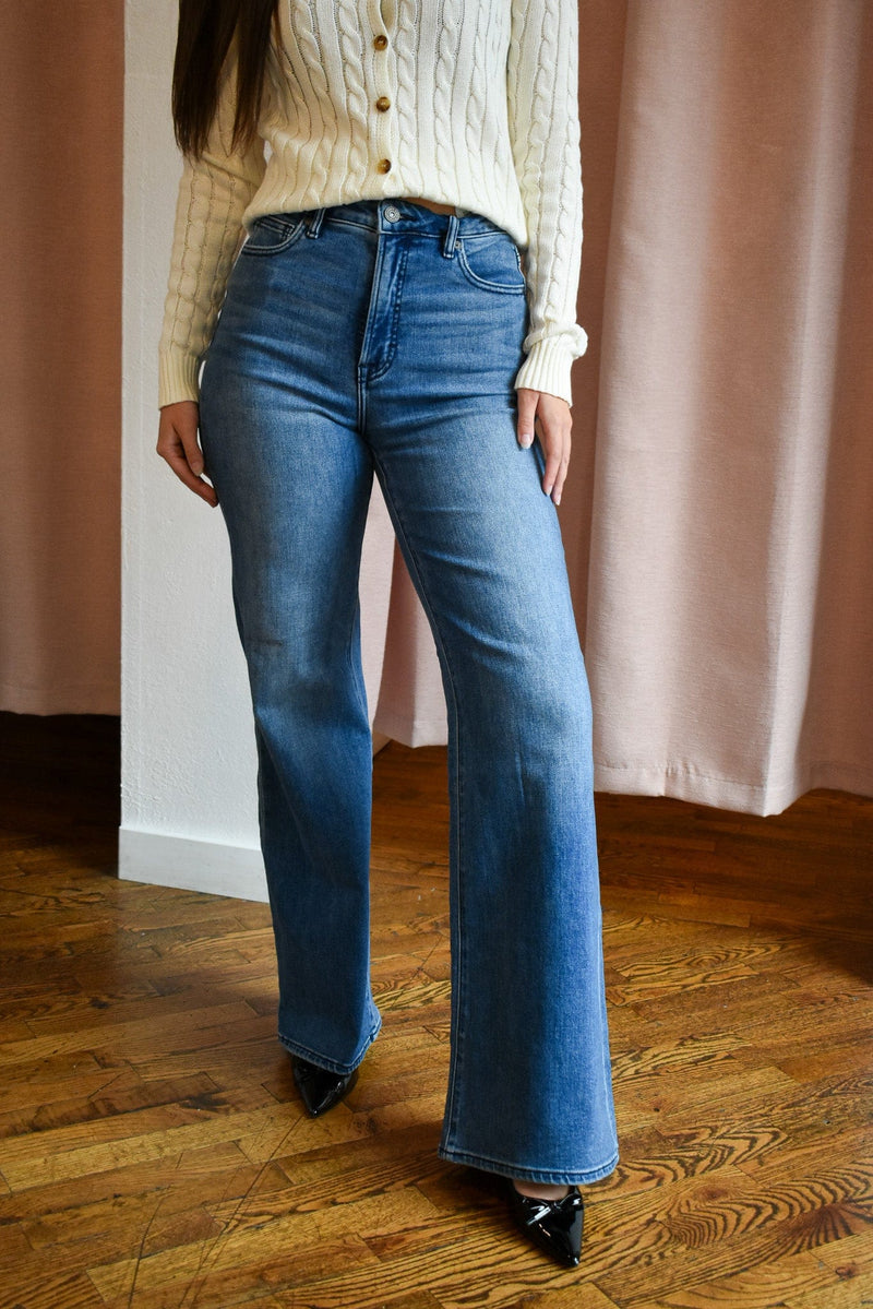 Hidden Jeans High Rise Comfort Flare- Dark Wash