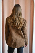 Teaser Faux Suede Blazer