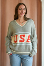 USA Flag Sweater