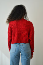 Casual Thing Cable Knit Boxy Sweater- 2 Colors!