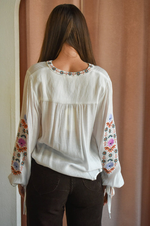 Gracie Embroidered Blouse
