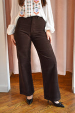 Rollas Jeans Sailor Pant in Chocolate Cord