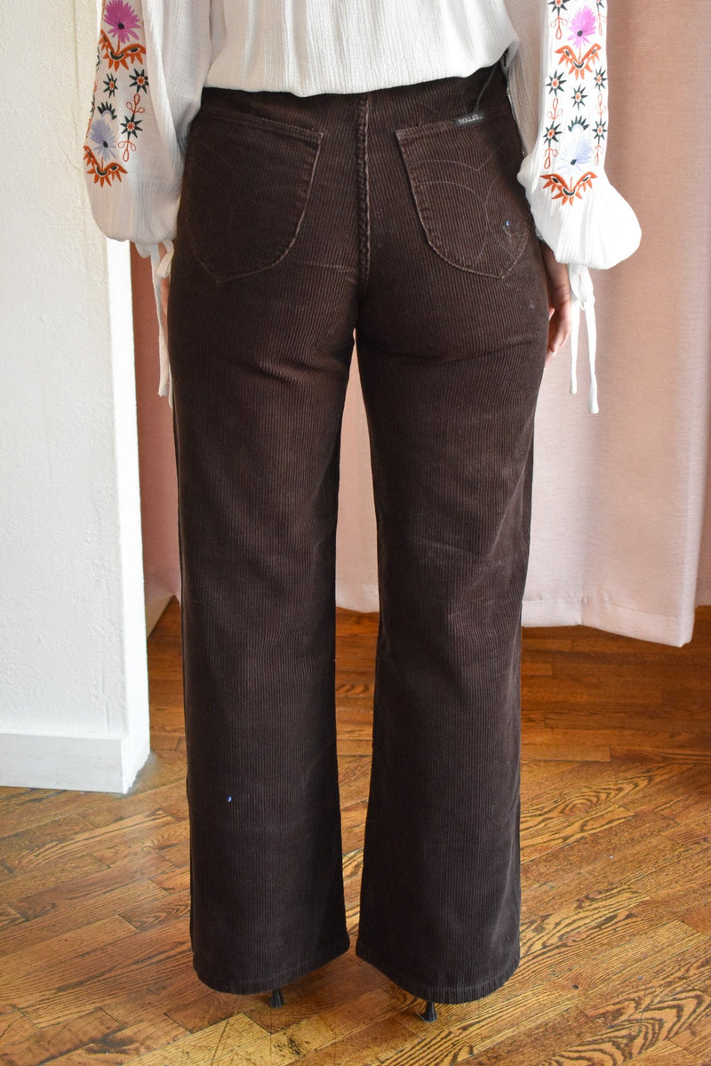 Rollas Jeans Sailor Pant in Chocolate Cord