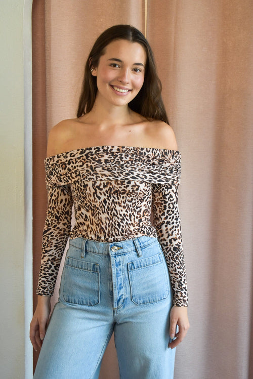Reverie Leopard Top