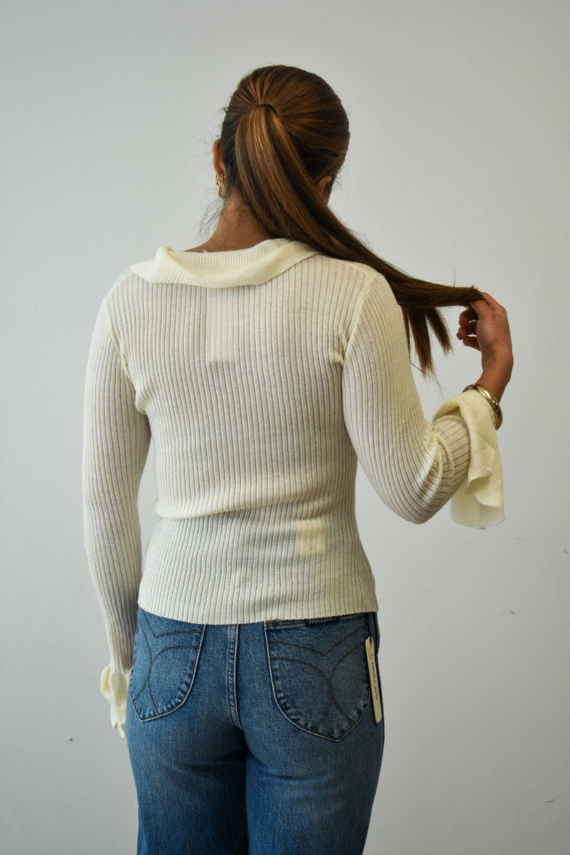 Petra Ruffled Sweater