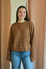 Piper Cardigan- Brown