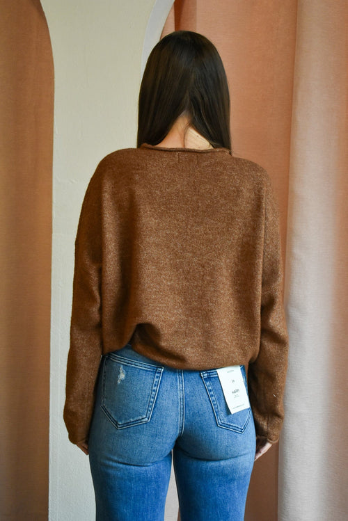 Piper Cardigan- Brown