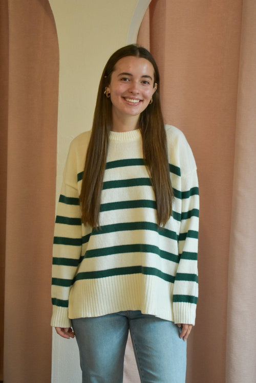 Hunter Stripe Long Sweater