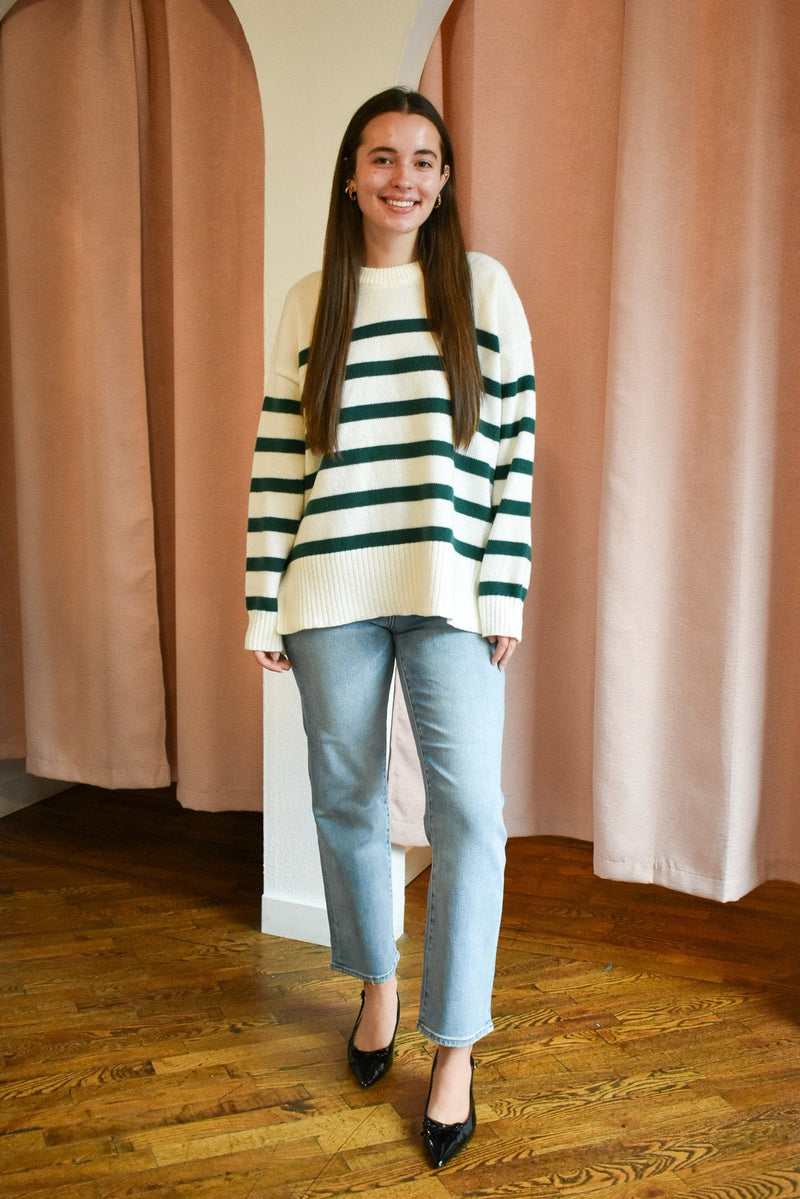 Hunter Stripe Long Sweater
