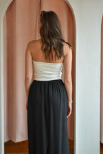 Mix Up Contrast Midi Dress