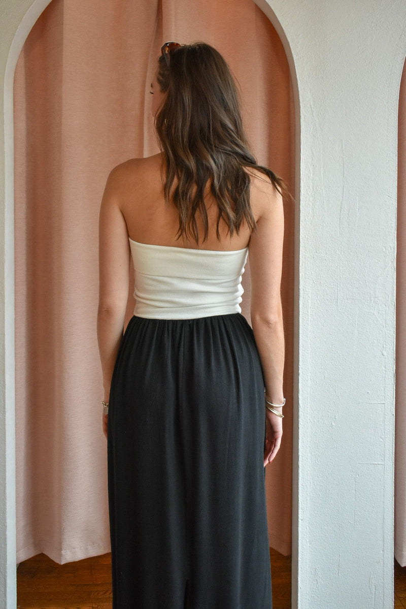 Mix Up Contrast Midi Dress