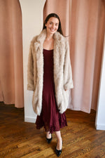 Pixie Tipped Faux Fur Coat