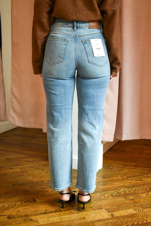 Hidden Jeans Clean Stretch Straights- Medium Wash
