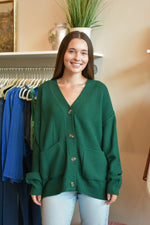 Button Front Oversize Cardigan