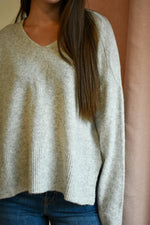BEST SELLER Pinch Me V-Neck Sweater- 2 Colors!