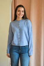Piper Cardigan- Dusty Blue