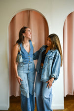 Rollas Jeans Dallas Vest- Mid Blue