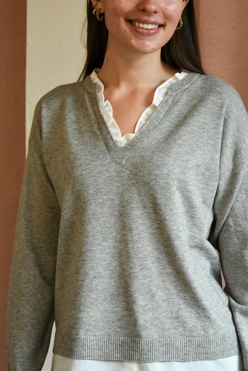 BEST SELLER Take Two Layer Sweater- 2 Colors!