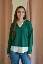BEST SELLER Take Two Layer Sweater- 2 Colors!