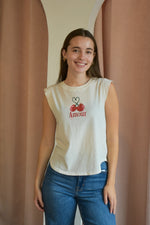 Amour Cherries Muscle Tank