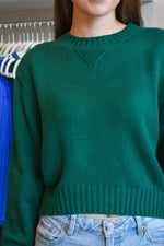 Cropped Slouch Sweater- 2 Colors!