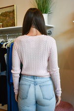 Cable Button Cardigan- 2 Colors!