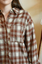 Rust Flannel Shirt