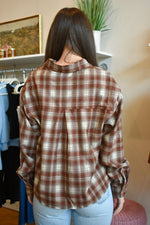Rust Flannel Shirt